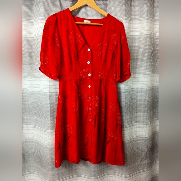 Wilfred Red Dress - Picture 1 of 3